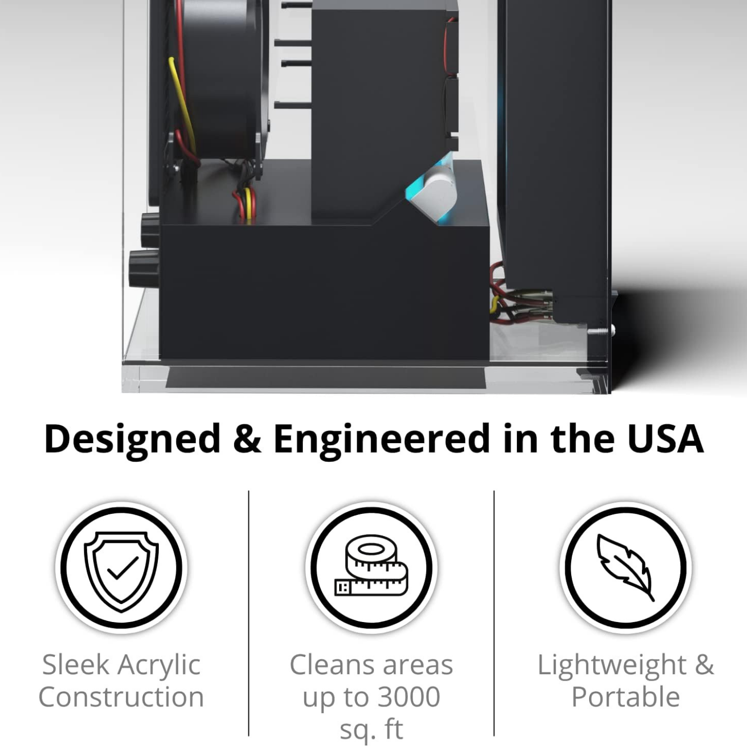 New Comfort BL3000 6 Stage UV HEPA PLCO2BL3K Ozone Generator - Infographic 5