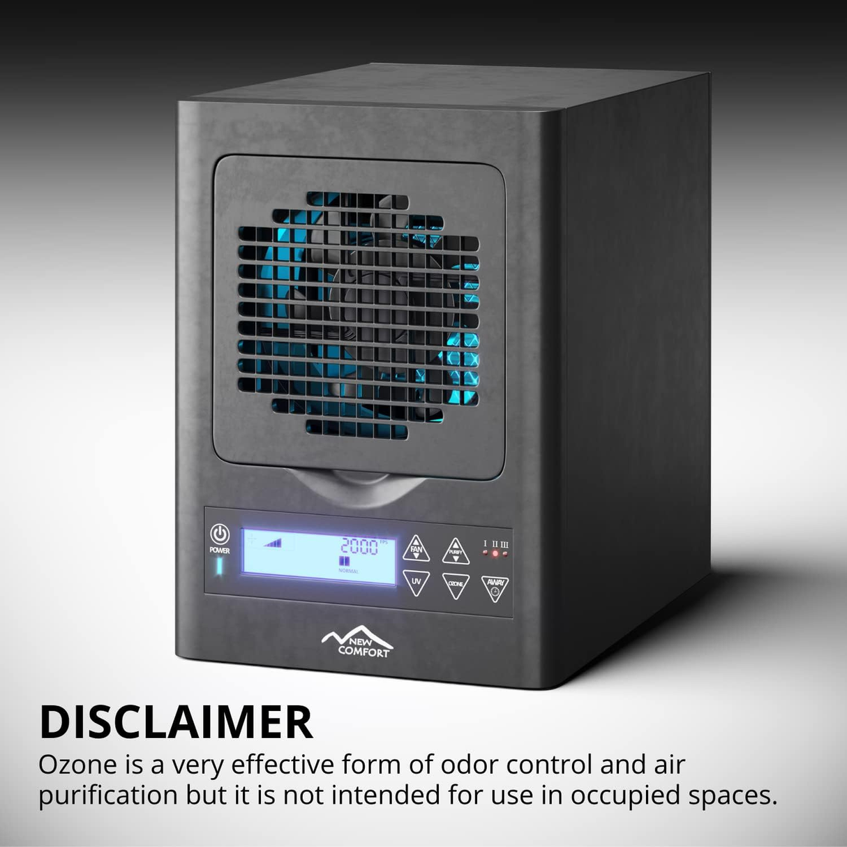 New Comfort BL3000 6 Stage UV HEPA PLCO2BL3K Ozone Generator - Infographic 6