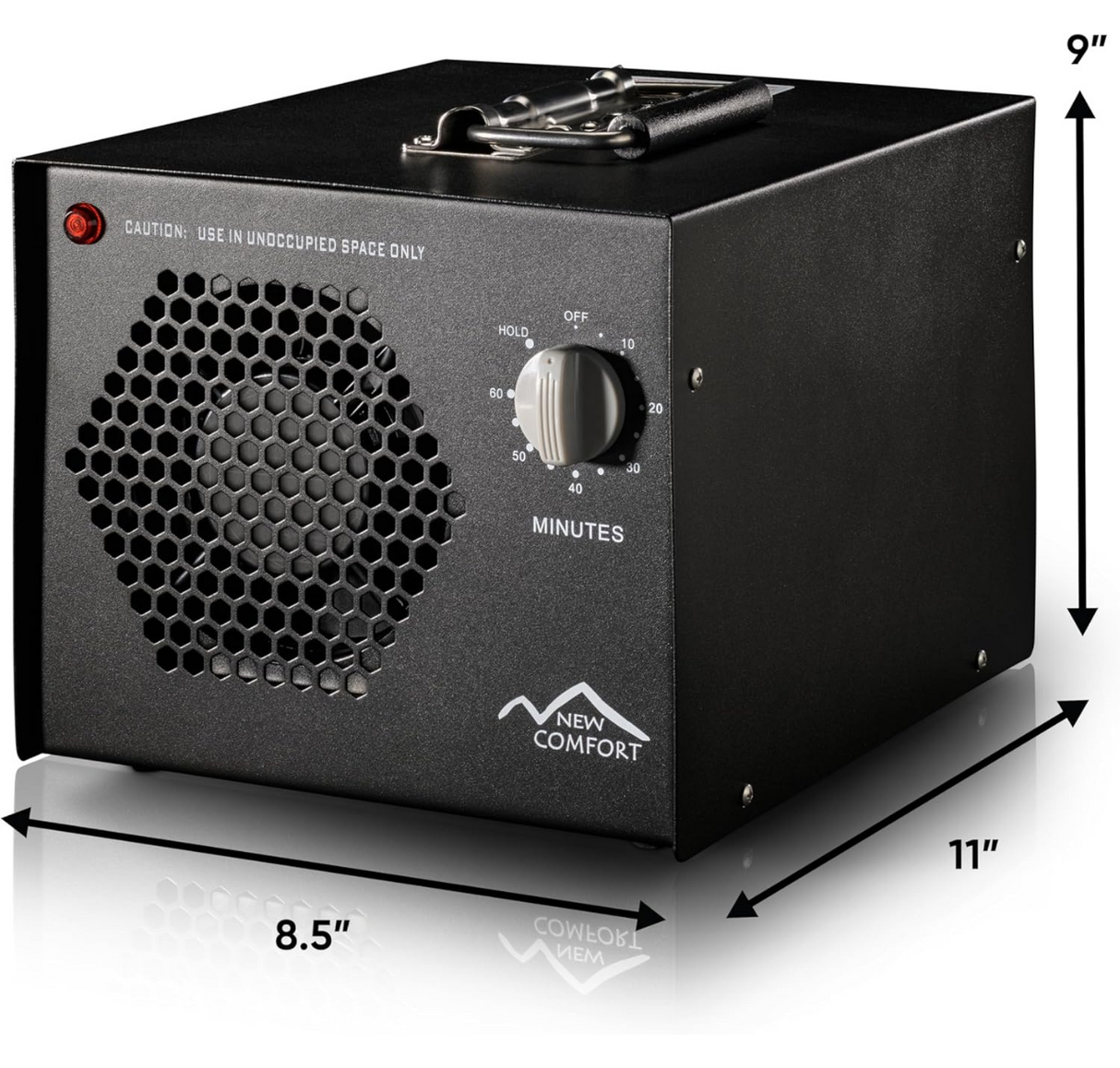 New Comfort O3-700 3,000 mg/hr 4,000 sq.ft Commercial PLCOZKMA500 Ozone Generator - Dimensions