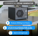 New Comfort O3-700 3,000 mg/hr 4,000 sq.ft Commercial PLCOZKMA500 Ozone Generator - Infographic 1
