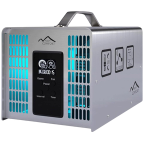 New Comfort SS12000 Stainless Steel 9,000 to 14,000 mg/hr Commercial PLCOZ12K Ozone Generator - Main