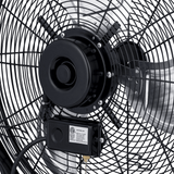 NewAir Outdoor Rated High Velocity 3-Speed Fan - 20-In. Wall Mount - Back