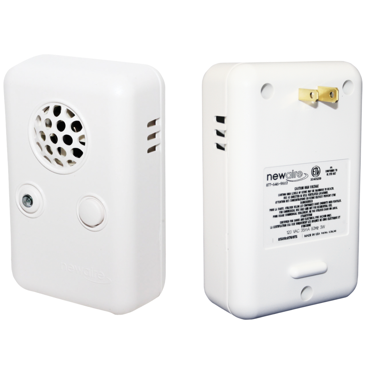 Newaire Plugin Electronic Deodorizer - Angle