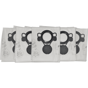 Nilfisk Attix 33/44/VHS40 Fleece Filter Bags 5-Pack