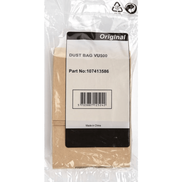 Nilfisk Advance Dust Bags for VU500 Commercial Vacuums 10 Pk & 2 Pre-Filters 107413586 - Pack