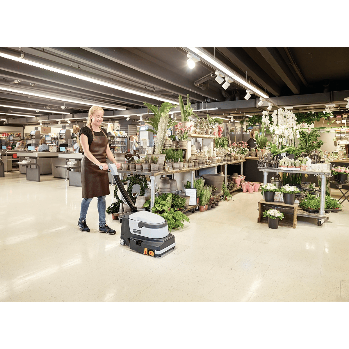 Nilfisk Advance SC250 Battery Walk Behind Floor Scrubber - Lifestyle 2