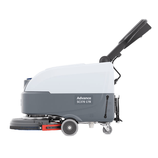 Nilfisk Advance SC370 Compact Walk Behind Floor Scrubber - Angle 2