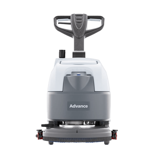 Nilfisk Advance SC370 Compact Walk Behind Floor Scrubber - Front