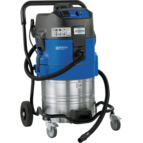 Nilfisk Attix 19 AS/E XC Xtreme Clean Canister Industrial Vacuum