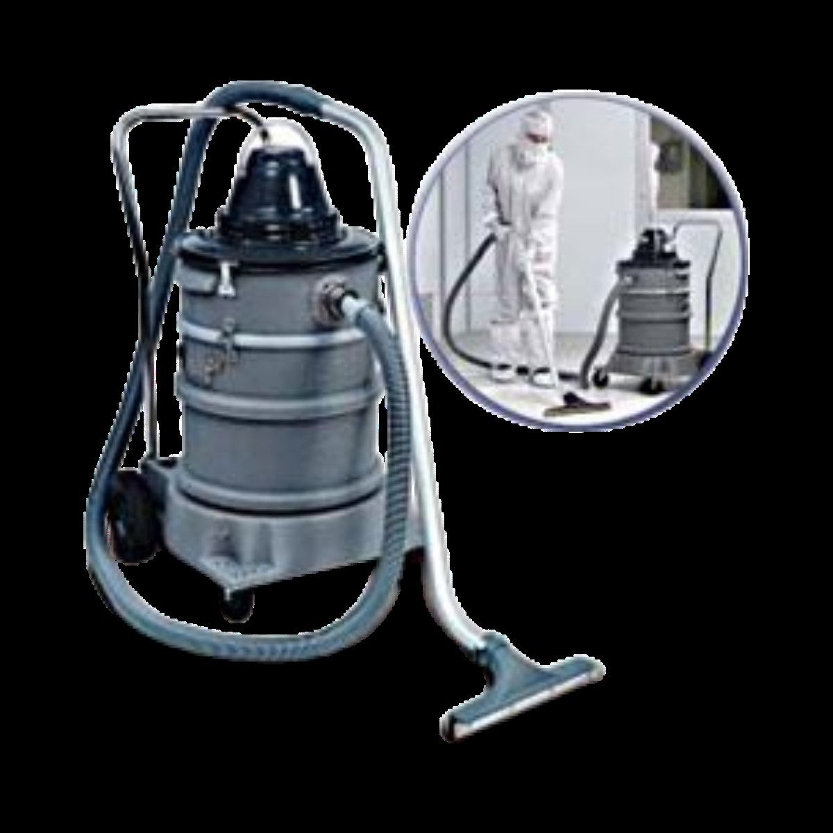 Nilfisk Cleanroom VT60CR Wet Dry HEPA Industrial Vacuum - Main 2