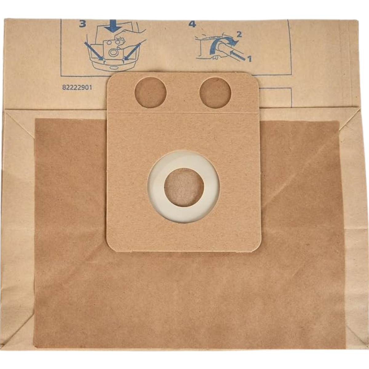 Nilfisk Disposable Paper Bag for Family Vacuum and HDS1005 -Hole Part