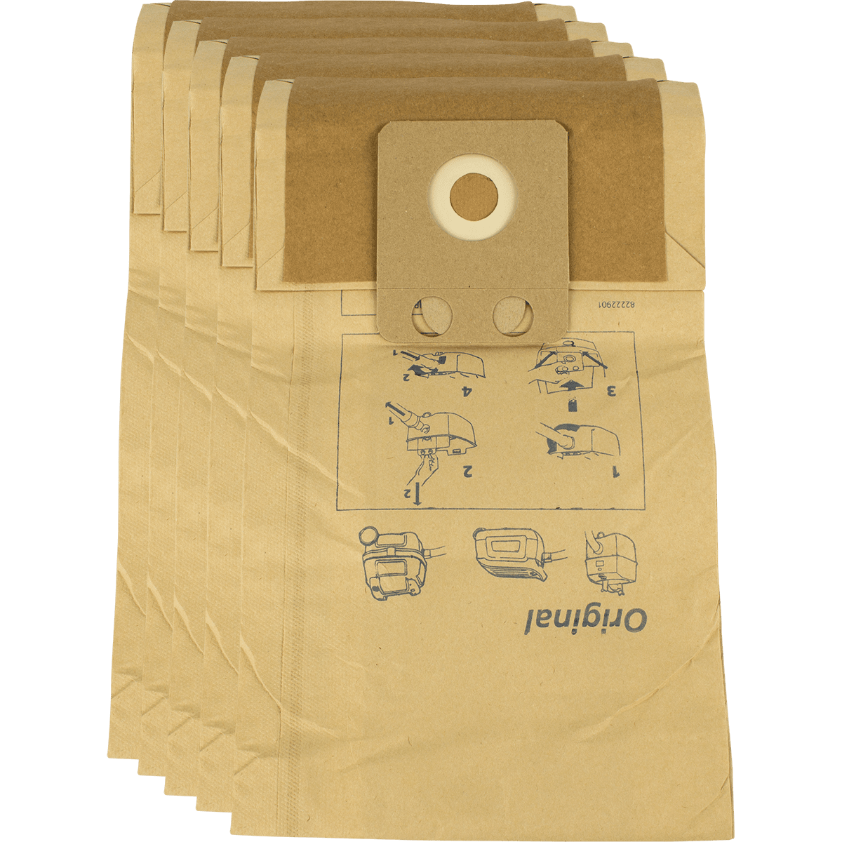 Nilfisk Disposable Paper Bag for Family Vacuum and HDS1005