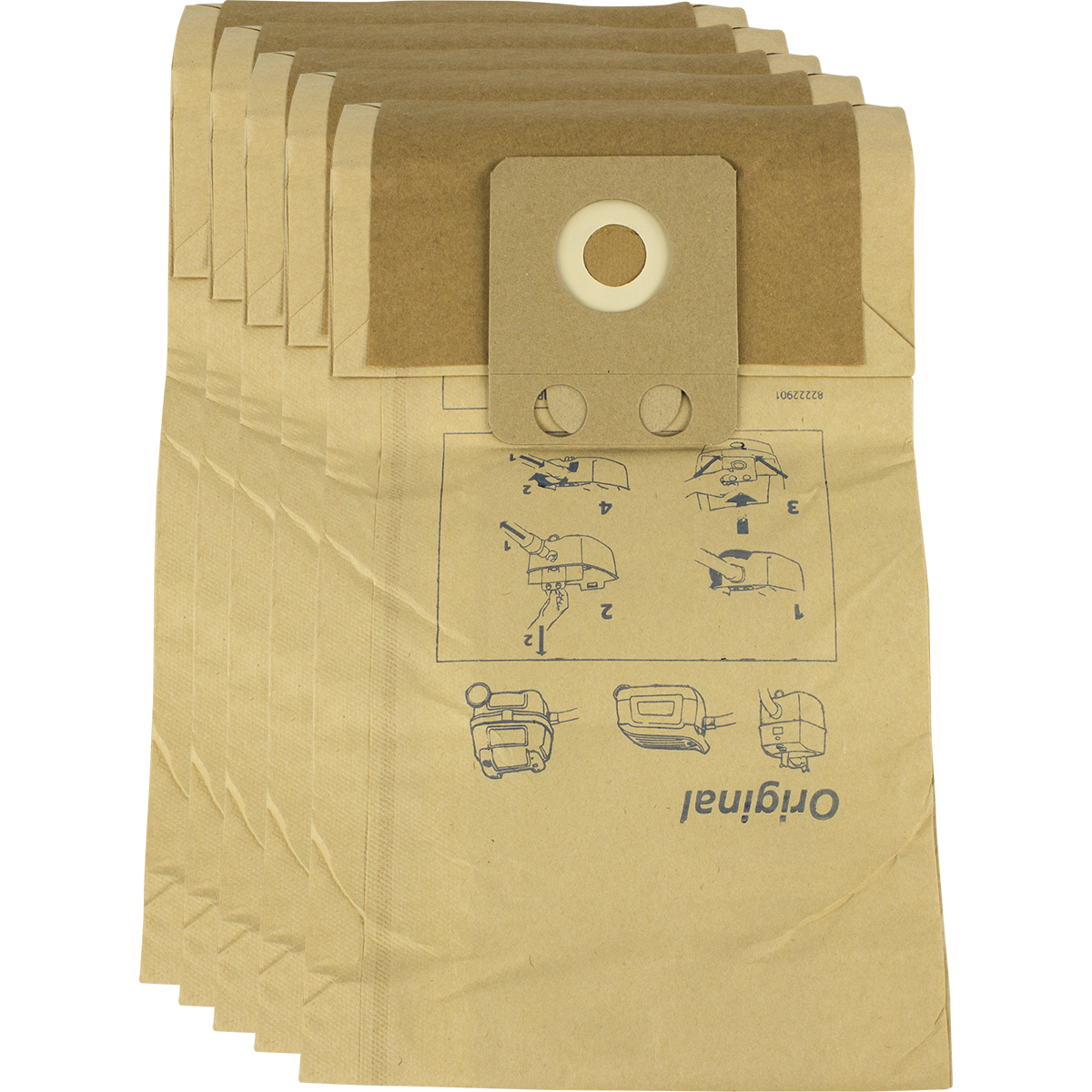 Nilfisk Disposable Paper Bag for Family Vacuum and HDS1005
