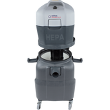 Nilfisk Eliminator Pro 2 HEPA Vacuum - open to see bag