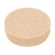 Nilfisk Replacement 20-inch Natural Blend Tan Aggressive Burnishing Pads - 5 Pack - Main