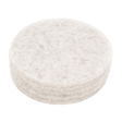 Nilfisk Replacement 20-inch Natural Blend White Medium Aggressive Burnishing Pads - 5 Pack - Main