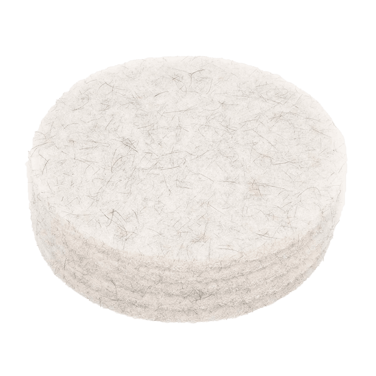 Nilfisk Replacement 20-inch Natural Blend White Medium Aggressive Burnishing Pads - 5 Pack - Main