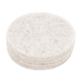 Nilfisk Replacement 20-inch Natural Blend White Medium Aggressive Burnishing Pads - 5 Pack - Main