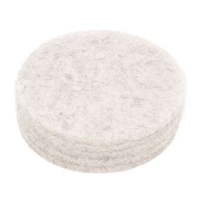 Nilfisk Replacement 20-inch Natural Blend White Medium Aggressive Burnishing Pads - 5 Pack - Main