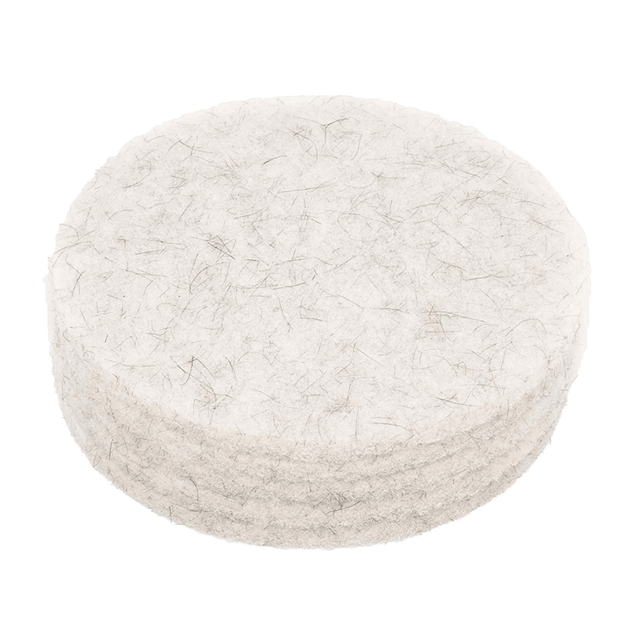 Nilfisk Replacement 20-inch Natural Blend White Medium Aggressive Burnishing Pads - 5 Pack - Main