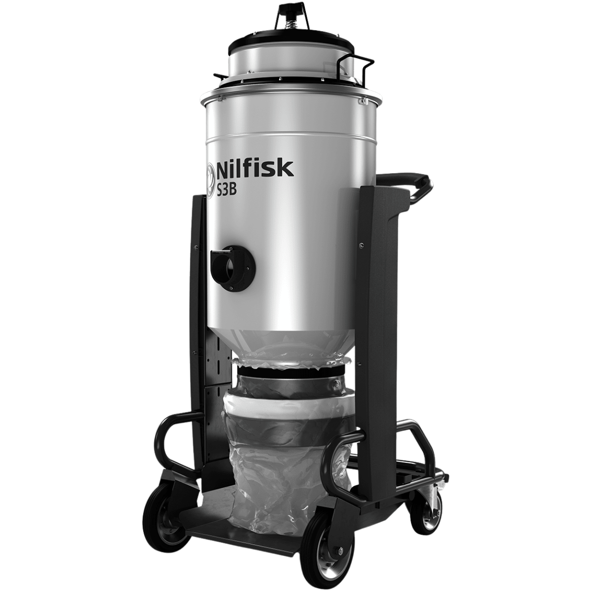Nilfisk S3B All-in-One Wet/Dry Industrial Vacuum for Metalworking - Angle