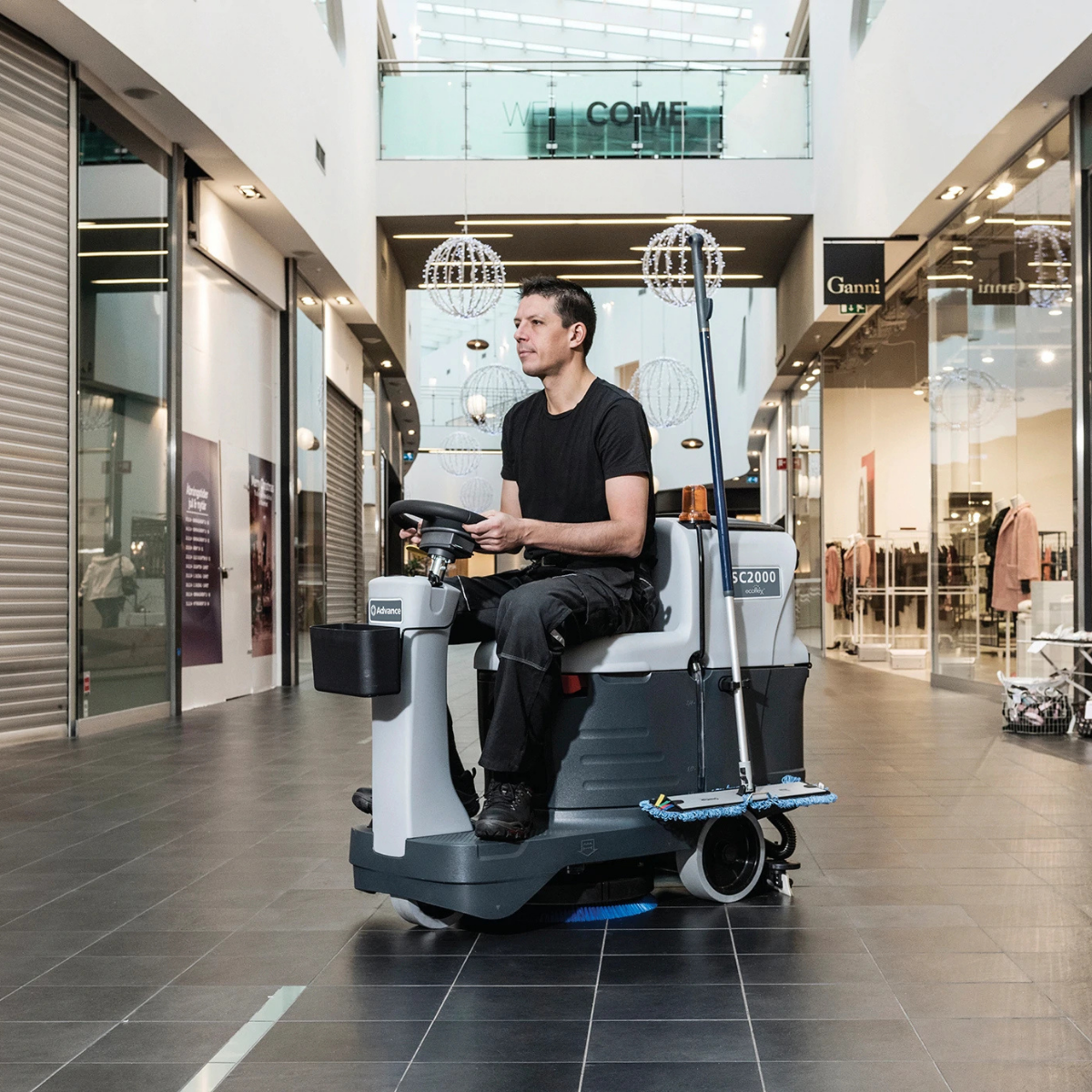 Nilfisk SC2000 Battery Ride-On Floor Scrubbers - Lifestyle 1