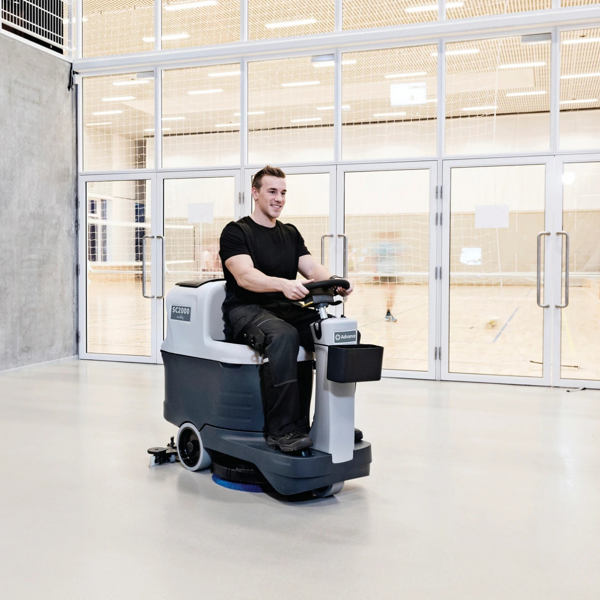 Nilfisk SC2000 Battery Ride-On Floor Scrubbers - Lifestyle 3