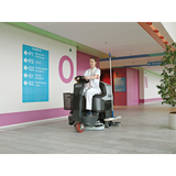 Nilfisk SC3000 Battery Ride-On Floor Scrubber - Lifestyle 3