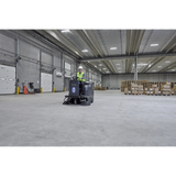 Nilfisk SW3000 Battery-Operated Ride-On Sweeper - Lifestyle 3