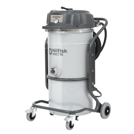 Nilfisk Intrinsically Safe Compressed Air Industrial Vacuum - Right View
