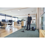 Nilfisk VP500 Battery-Operated Canister HEPA Industrial Vacuum - Lifestyle 1
