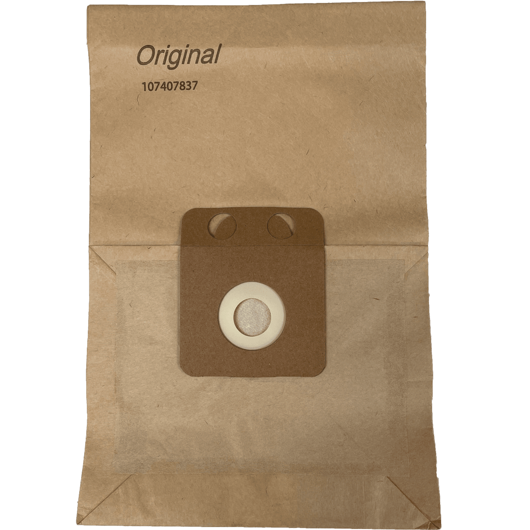 Nilfisk VP600 Dustbag Paper Bags 10 Pack (107413077) - Single Dustbag