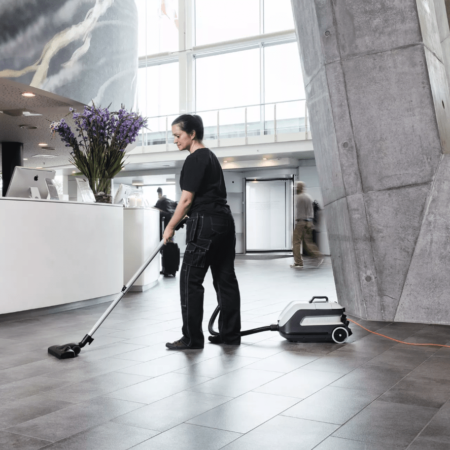 Nilfisk Industrial Canister Vacuum Cleaner for Allergens, Dust, Mold, Asbestos