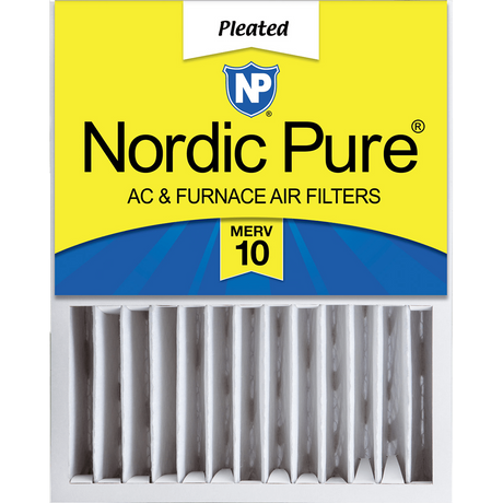 Nordic Pure MERV 10 5-in. Pleated Furnace Filters - 16x25x5 Main