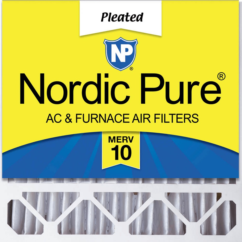 Nordic Pure MERV 10 5-in. Pleated Furnace Filters - 20x20x5 Main