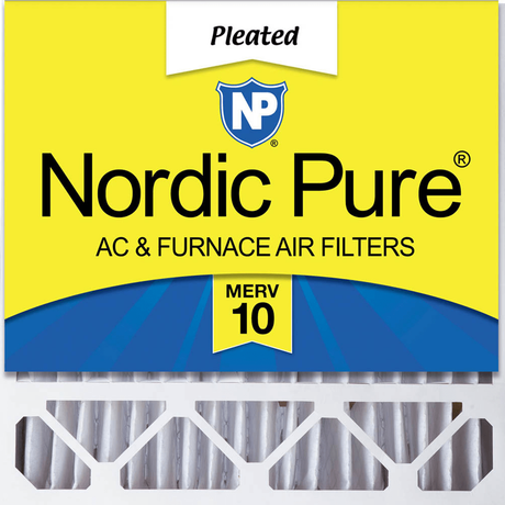 Nordic Pure MERV 10 5-in. Pleated Furnace Filters - 20x20x5 Main