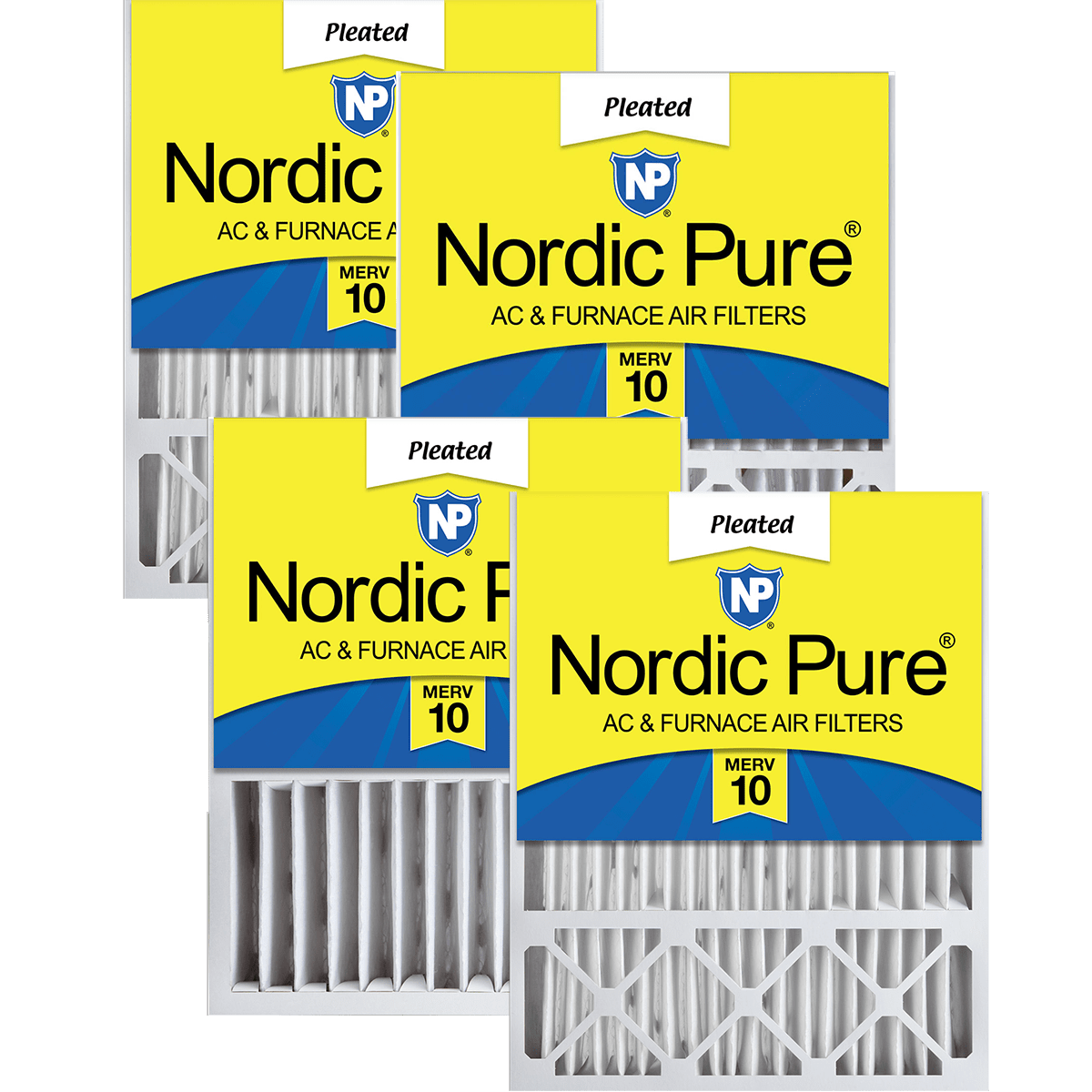 Nordic Pure MERV 10 5-in. Pleated Furnace Filters - Main