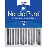 Nordic Pure MERV 12 5-in. Pleated Furnace Filters -16x20x5 Main