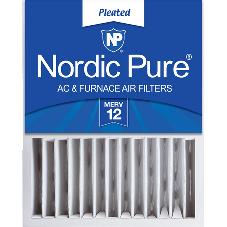 Nordic Pure MERV 12 5-in. Pleated Furnace Filters -16x20x5 Main