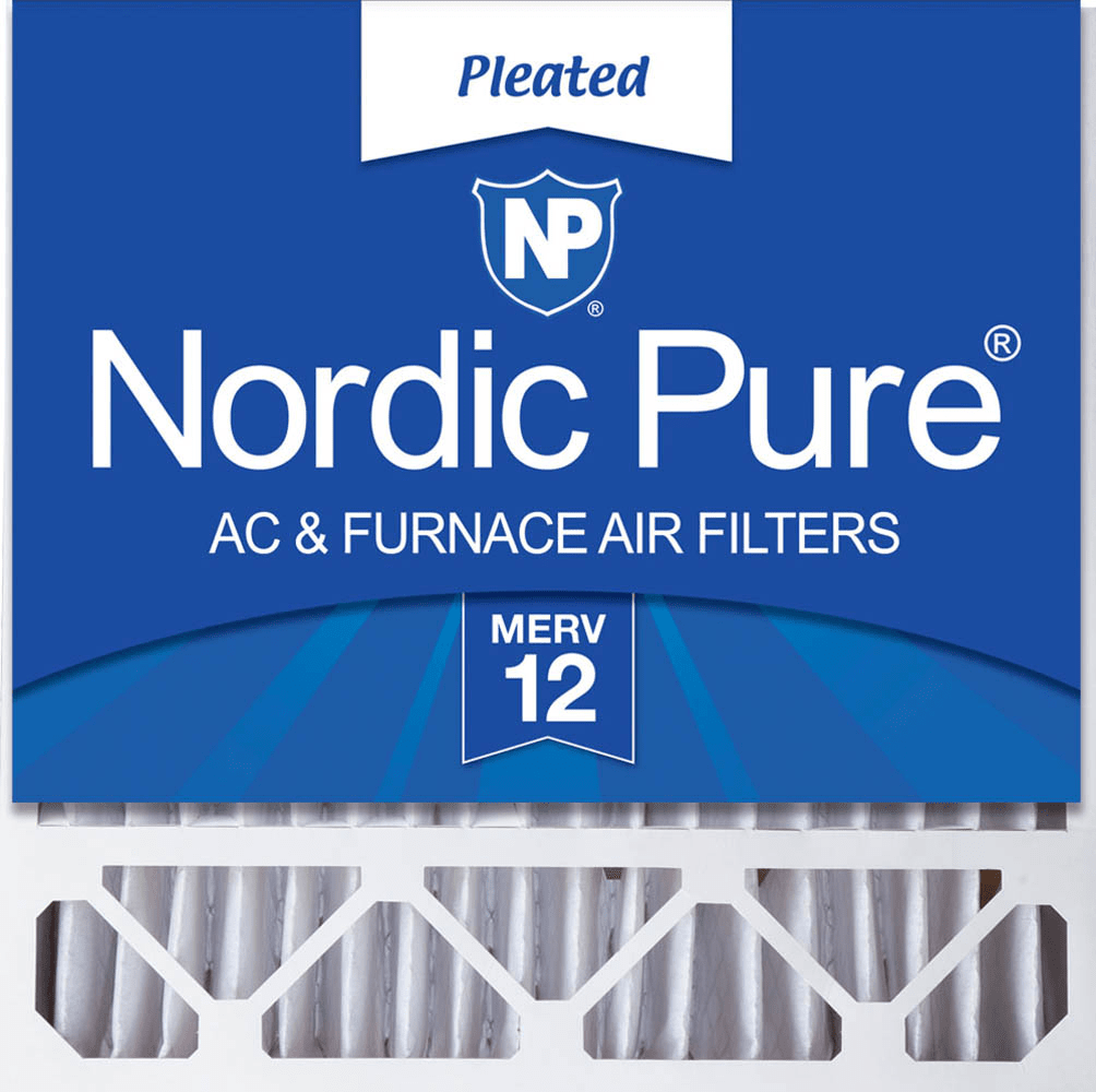 Nordic Pure MERV 12 5-in. Pleated Furnace Filters - 20x20x5 Main