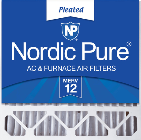 Nordic Pure MERV 12 5-in. Pleated Furnace Filters - 20x20x5 Main