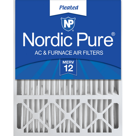 Nordic Pure MERV 12 5-in. Pleated Furnace Filters - 20x25x5 Main