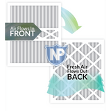 Nordic Pure MERV 8 5-in. Pleated Furnace Filters - 16x20x5 Airflow