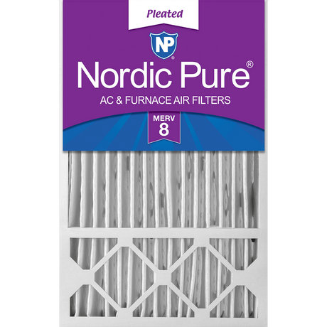 Nordic Pure MERV 8 5-in. Pleated Furnace Filters - 16x25x5 Main