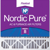 Nordic Pure MERV 8 5-in. Pleated Furnace Filters - 20x20x5 Main
