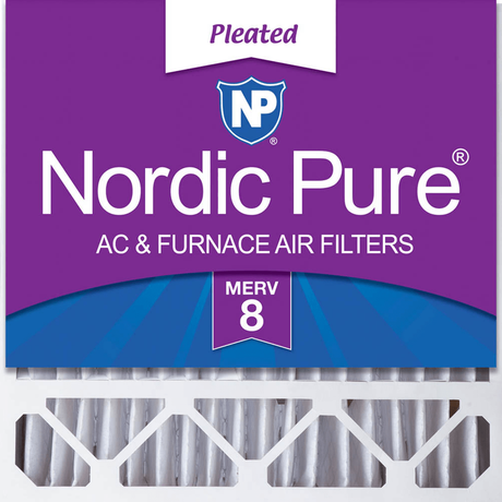 Nordic Pure MERV 8 5-in. Pleated Furnace Filters - 20x20x5 Main