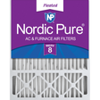 Nordic Pure MERV 8 5-in. Pleated Furnace Filters - 20x25x5 Main