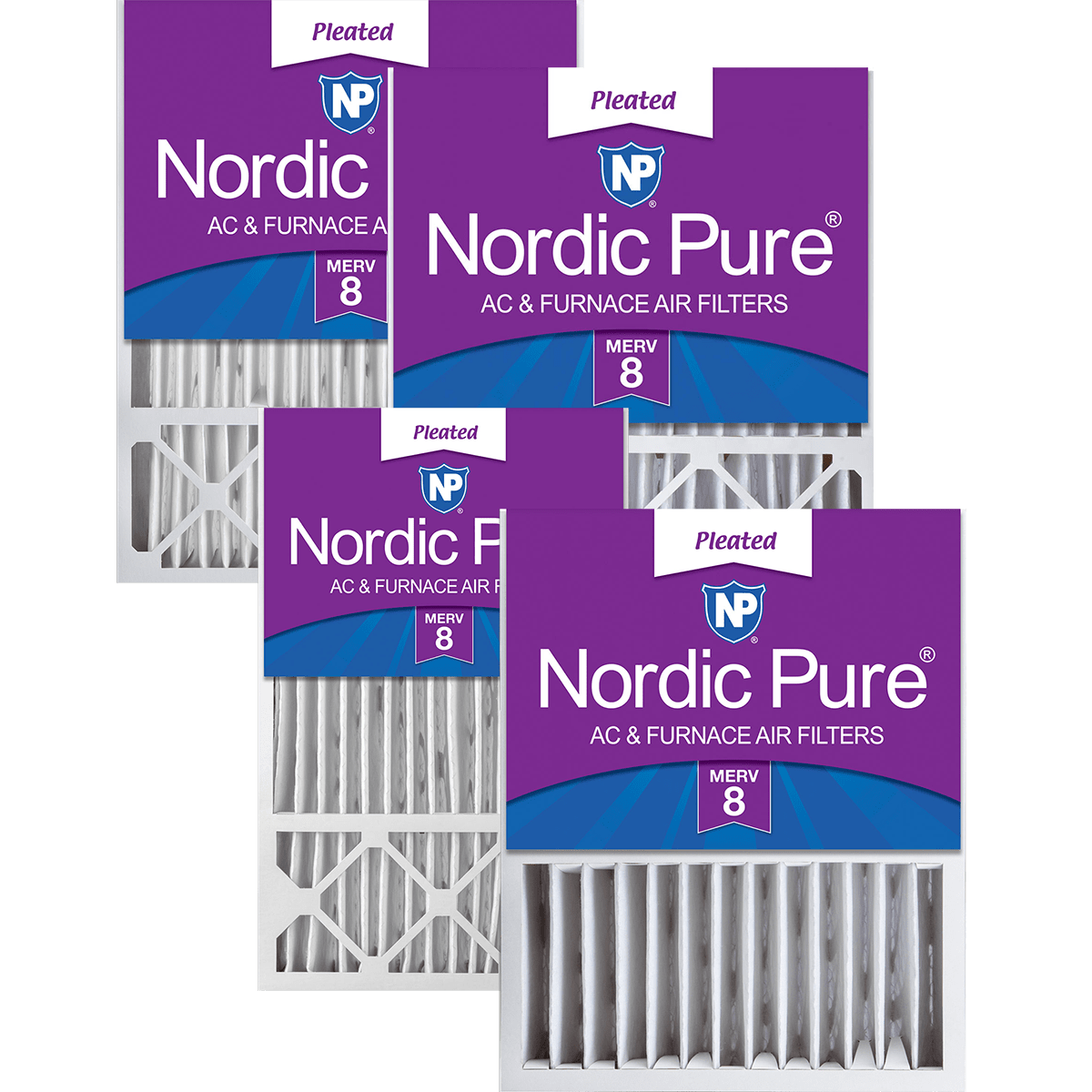 Nordic Pure MERV 8 5-inch Pleated Furnace Filters – Sylvane