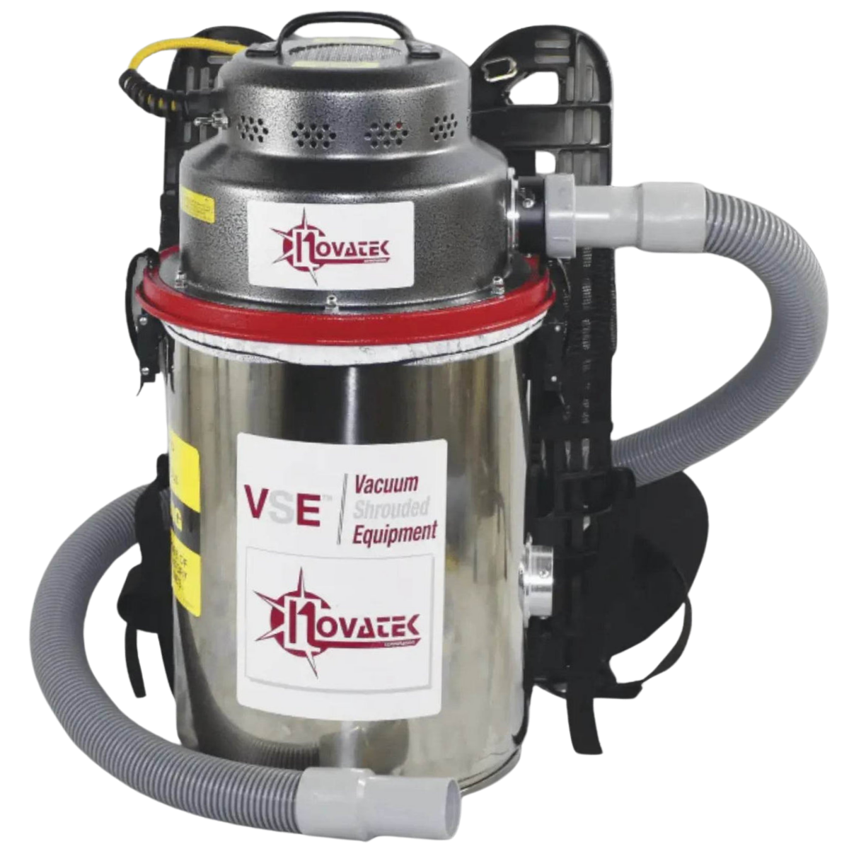 Novatek 3 Gallon Backpack Industrial Vacuum - Angle