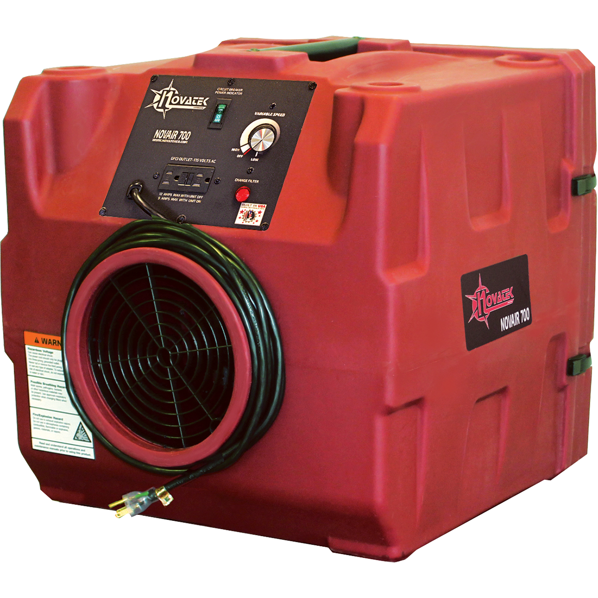 Novatek Novair 700 HEPA Air Scrubber & Negative Air Machine - Main